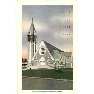 107 Eglise St-Pascal-De-Maizerets, Québec Postcard